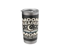 Moon Reader Book Mom Lost Between Stars and Pages Stainless Steel Insulated Tumbler