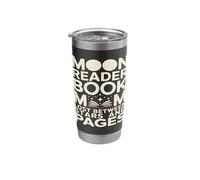 Moon Reader Book Mom Lost Between Stars and Pages Stainless Steel Insulated Tumbler
