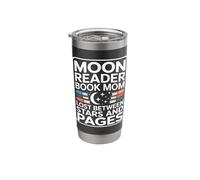 Moon Reader Book Mom Lost Between Stars and Pages Stainless Steel Insulated Tumbler