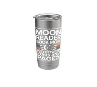 Moon Reader Book Mom Lost Between Stars and Pages Stainless Steel Insulated Tumbler
