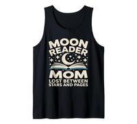 Moon Reader Book Mom Lost Between Stars and Pages Tank Top
