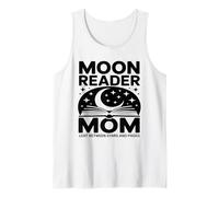 Moon Reader Book Mom Lost Between Stars and Pages Tank Top