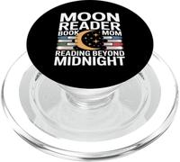 Moon Reader Book Mom Reading Beyond Midnight PopSockets PopGrip for MagSafe
