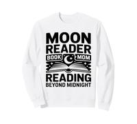 Moon Reader Book Mom Reading Beyond Midnight Sweatshirt