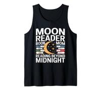 Moon Reader Book Mom Reading Beyond Midnight Tank Top