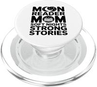 Moon Reader Book Mom Soft Nights Strong Stories PopSockets PopGrip for MagSafe