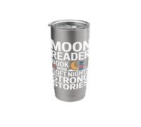 Moon Reader Book Mom Soft Nights Strong Stories Stainless Steel Insulated Tumbler