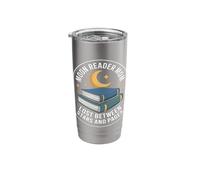 Moon Reader Mom Lost Between Stars and Pages Stainless Steel Insulated Tumbler