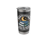 Moon Reader Mom Lost Between Stars and Pages Stainless Steel Insulated Tumbler