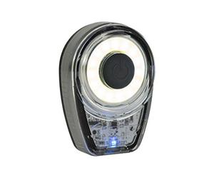 Moon - Ring Rechargeable Handlebar Mounted Front Bike Light 100 Max Lumens, Daytime Mode, 23 Hours Max Runtime