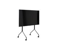 Moon Rollin' Tall TV Stand Charcoal