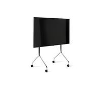 Moon Rollin' Tall TV Stand Chrome