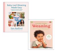 Moon Rue Baby-Led Weaning Made Easy,Weaning Annabel Karmel 2 Books Set Hardcover
