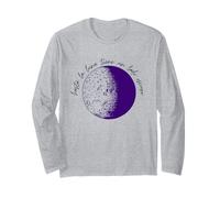 Moon’s Hidden Side. Embracing every part of you Long Sleeve T-Shirt