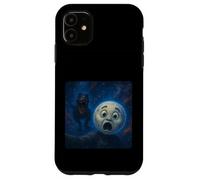 Moon Selfie T-Rex Dinosaur Chase Funny Humor Case for iPhone 11