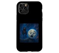 Moon Selfie T-Rex Dinosaur Chase Funny Humor Case for iPhone 11 Pro
