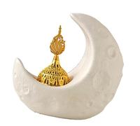Moon shaped ceramic incense burner to enhance the atmosphere of your home or office with delicate craftsmanship