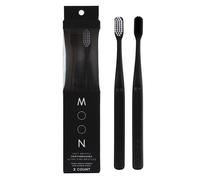 MOON Soft Bristle Toothbrush 2-Pack - Extra Soft Toothbrushes for Adults Sensitive Gums & Teeth-Friendly - 720 Tapered Ultra-Fine Bristles per Brush