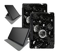 Moon Space Case for Samsung Galaxy Tab S7 (2020) / S8 Tablet (2022) 11 Inch, 360 Degree Rotating Folding Stand Multiple Viewing Angles Case with Auto Sleep/Wake