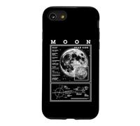Moon Space Science Lunar Orbit Scientist Astronomy Diagram Case for iPhone SE (2020) / 7/8