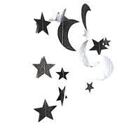 Moon Star Garland Decorations Hanging Little Star Moon Garlands Baby Shower Party Decor New Year Banner Eid Mubarak Party Ramadan Decorations