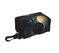 Moon Stars and Planets Pet travel garbage bag storage bag Essentials for hiking or camping in the countryside Ensure you have an enjoyable experience