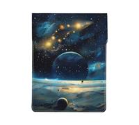 moon stars and planets Printed Laptop Sleeve Bag 13-Inch - Leather Laptop Sleeve Case Shockproof Protective Computer Cover Bag