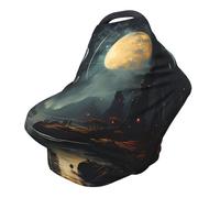 Moon Stars and Planets Versatile full-print Stroller Chair Cover/Nursing Cover, specially designed for your baby
