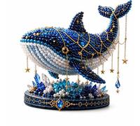 Moon & Stars Series DIY Bead Kit for Beginners, Star Whale 3D Beaded Kit | Moon Cat Luna Guardian DIY Bead Kit, Tiny 3D Beaded Moon Cat Luna Guardian Craft Kit, Handmade Magical Cat Kit for Beginners