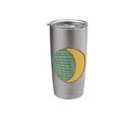 Moon Sun Equal Day and Night March Equinox Pagan Stainless Steel Insulated Tumbler