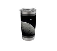 Moon Surface Horizon with Earth in Distance Space View Stainless Steel Insulated Tumbler