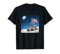 Moon Surface with America Vehicle Costume T-Shirt