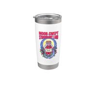 Moon-Swept Strawberry Land, Harvest Phase Mo Full Moon Vibes Stainless Steel Insulated Tumbler