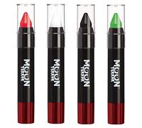 Moon Terror Halloween Face & Body Paint Stick Crayon - Makeup for Adults & Kids - 3.5g (Set of 4)