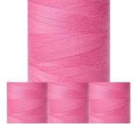 Moon Thread Hot Pink Spun Polyester Sewing Thread - 1000M (Pack of 4)
