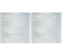 Moon Thread Lt Grey Spun Polyester Sewing Thread - 1000M (Pack of 2)