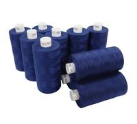 Moon Thread M008910 Navy Spun Polyester Sewing Thread - 1000M