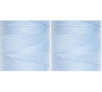 Moon Thread Pale Blue Spun Polyester Sewing Thread - 1000M (Pack of 2)