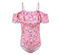 Moon Tree Big Girls Swimming Costume One Piece Swimsuit Hawaiian Swimwear Age 15-16 Years