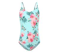 Moon Tree Big Girls Swimming Costume One Piece Swimsuit Hawaiian Swimwear Floral Age 15-16 Years