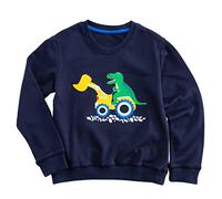 Moon Under the Bridge Boys' Cotton Crewneck Sweatshirt Jumper Dino Digger 5-6 Years