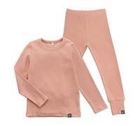 Moon Under the Bridge Kids' Long Sleeve Soft Comfy Cotton Pyjamas for Boys and Girls Pink