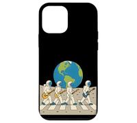 Moon Walking Astronauts in Space Abbey Crossing on the moon Case for iPhone 12 mini