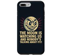 Moon Watching Us Funny Conspiracy Meme Creepy Case for iPhone 7 Plus/8 Plus