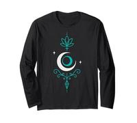 Moon Wish Arrow Spiritual Symbol for Manifestation Wicca Art Long Sleeve T-Shirt