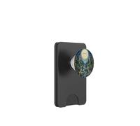 Moon Wolf and Hound Castle River Middle Ages PopSockets PopWallet for MagSafe