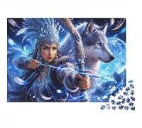 Moon Wolf Archer Jigsaw Puzzle, 1000 Pcs For Adults