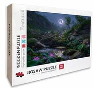Moon Wooden Jigsaw Puzzles 61x41in, Landscape Jigsaw Puzzles 5000 Pieces for Adults with Box, Educational Challenging Game, Back Lettering Easy to Distinguish, Summer Gifts, Beautiful Decor, 5-8598