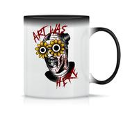 Moonai Art The Clown Terrifier 2 Classic Ceramic Coffee Mug White Black Pink Magic 330ml