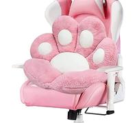MOONBEEKI Cat Paw Cushion Chair Comfy Kawaii Chair Plush Seat Cushions Shape Lazy Pillow for Gamer Chair 24"x 22" Cozy Floor Cute Seat Kawaii for Girl Worker Gift, Dining Room Bedroom Decorate Pink
